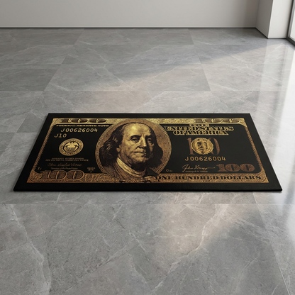 $100 BILL RUG