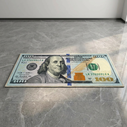 $100 BILL RUG
