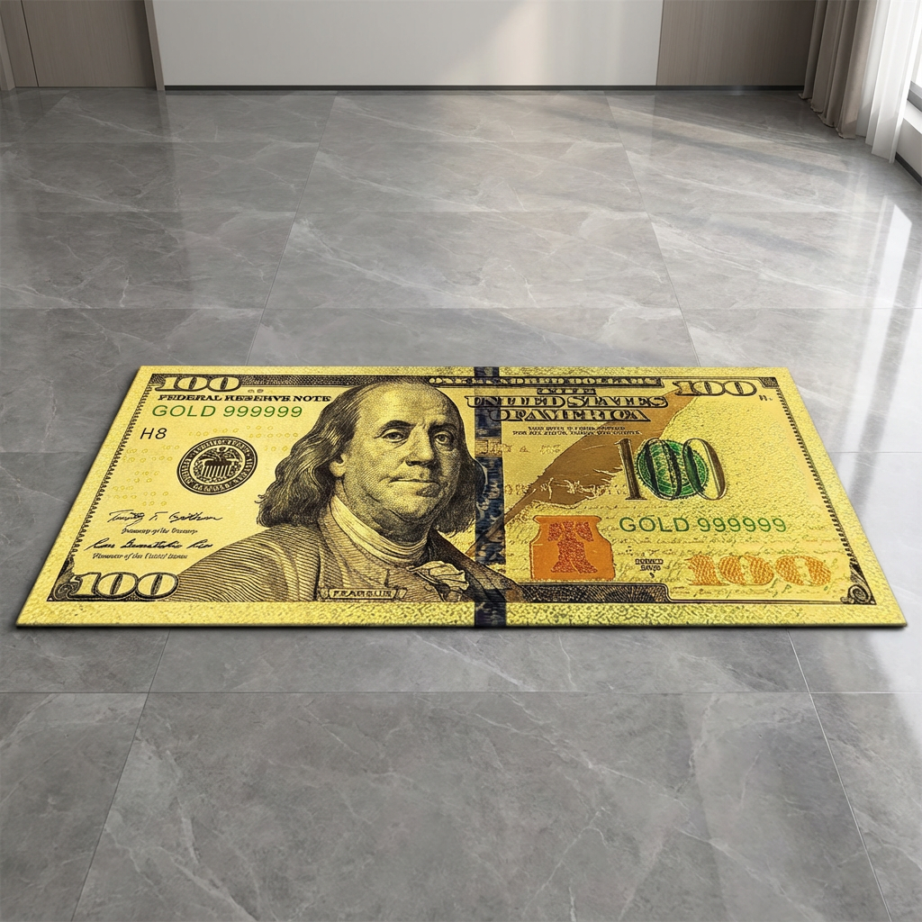 $100 BILL RUG