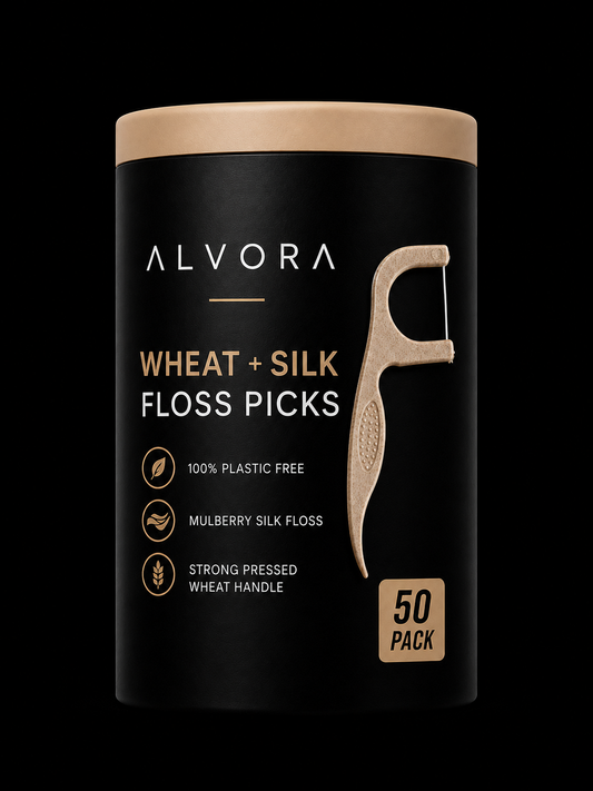 Wheat + Silk Floss Picks