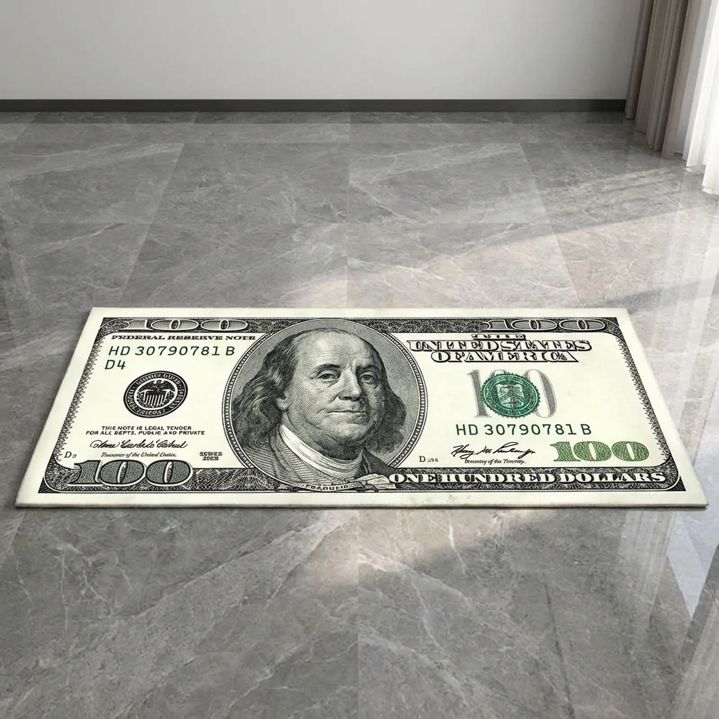 $100 BILL RUG