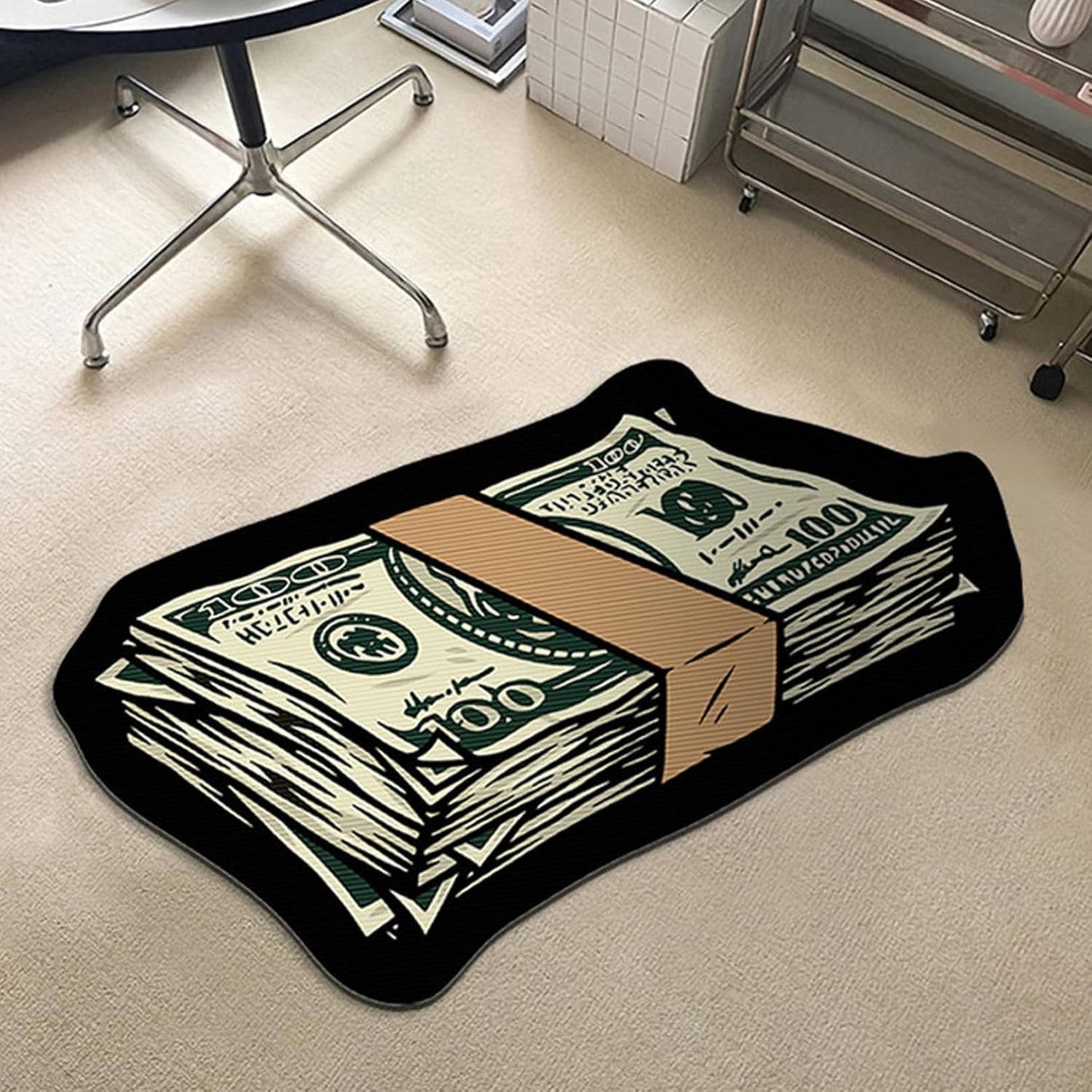 $100 BILL RUG